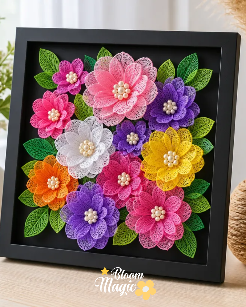 3D Flower Wall Art Ideas for Home Decor