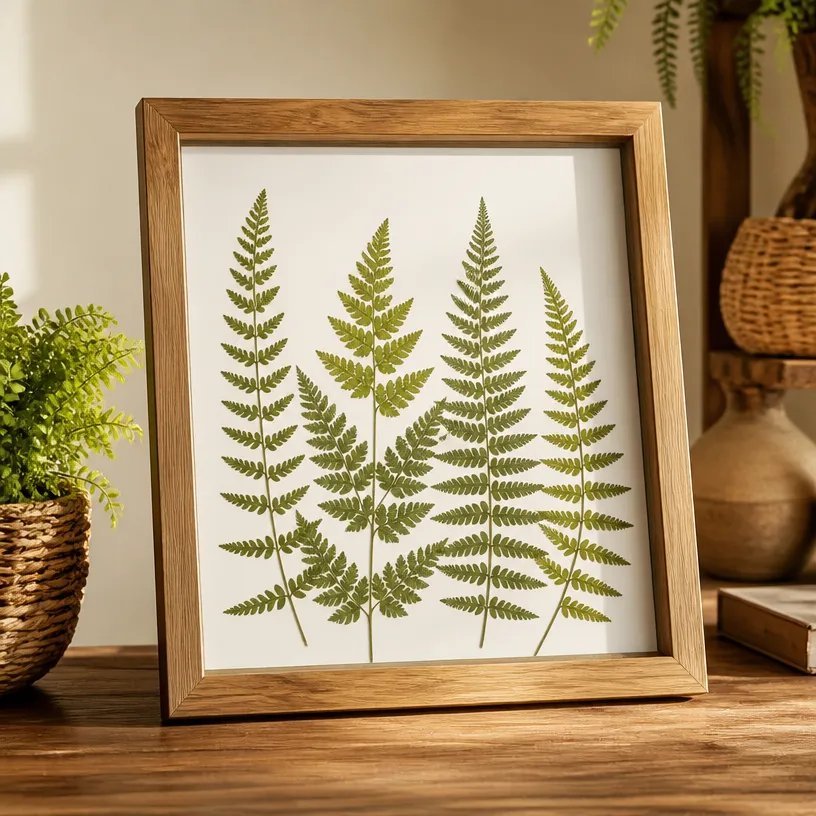 Pressed Fern Wall Art