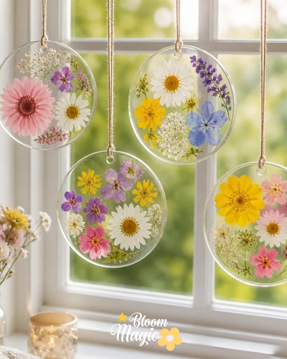 Pressed Flower Suncatcher Contact Paper