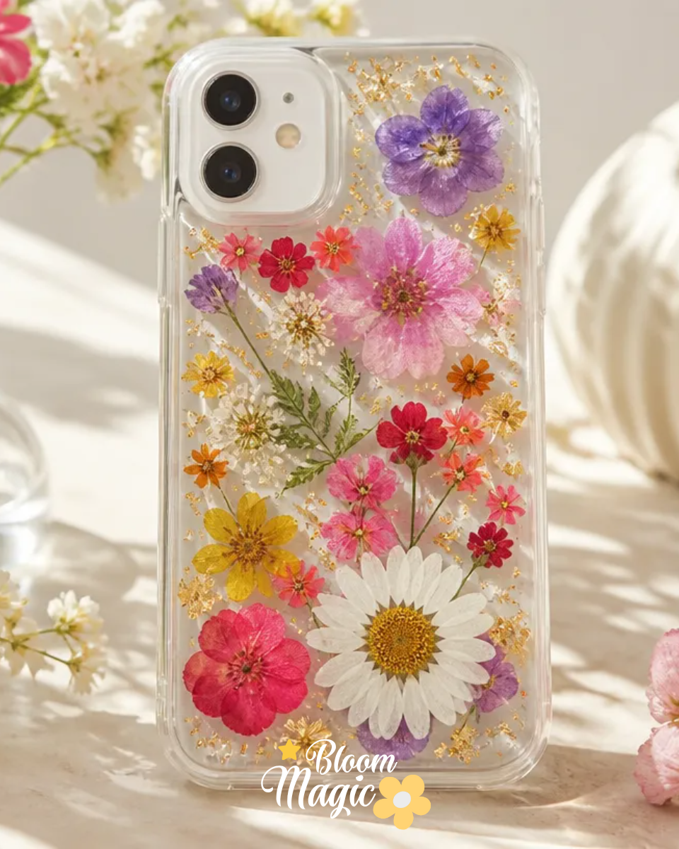 Pressed Petal Phone Case Tutorial