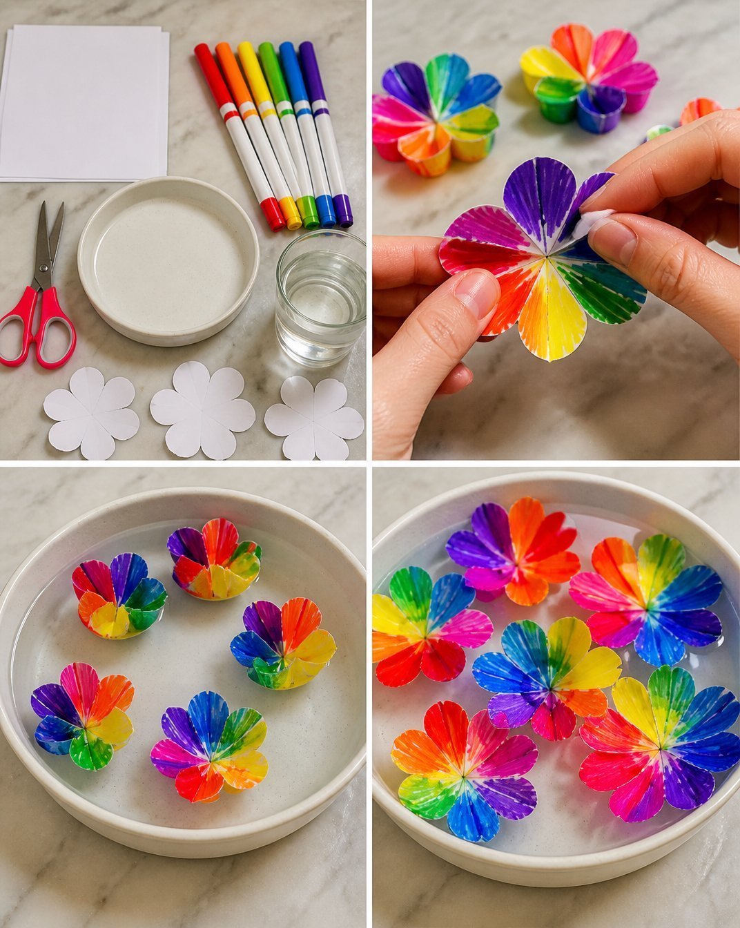 Rainbow Flower Garden DIY for Colorful Blooms