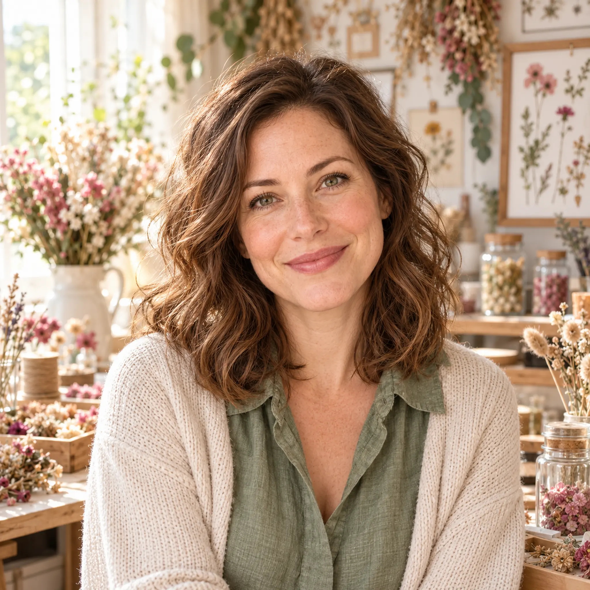 Olivia Green, botanical craft contributor at Magic Bloom DIY