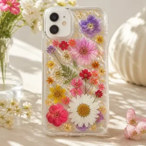 Pressed Petal Phone Case Tutorial